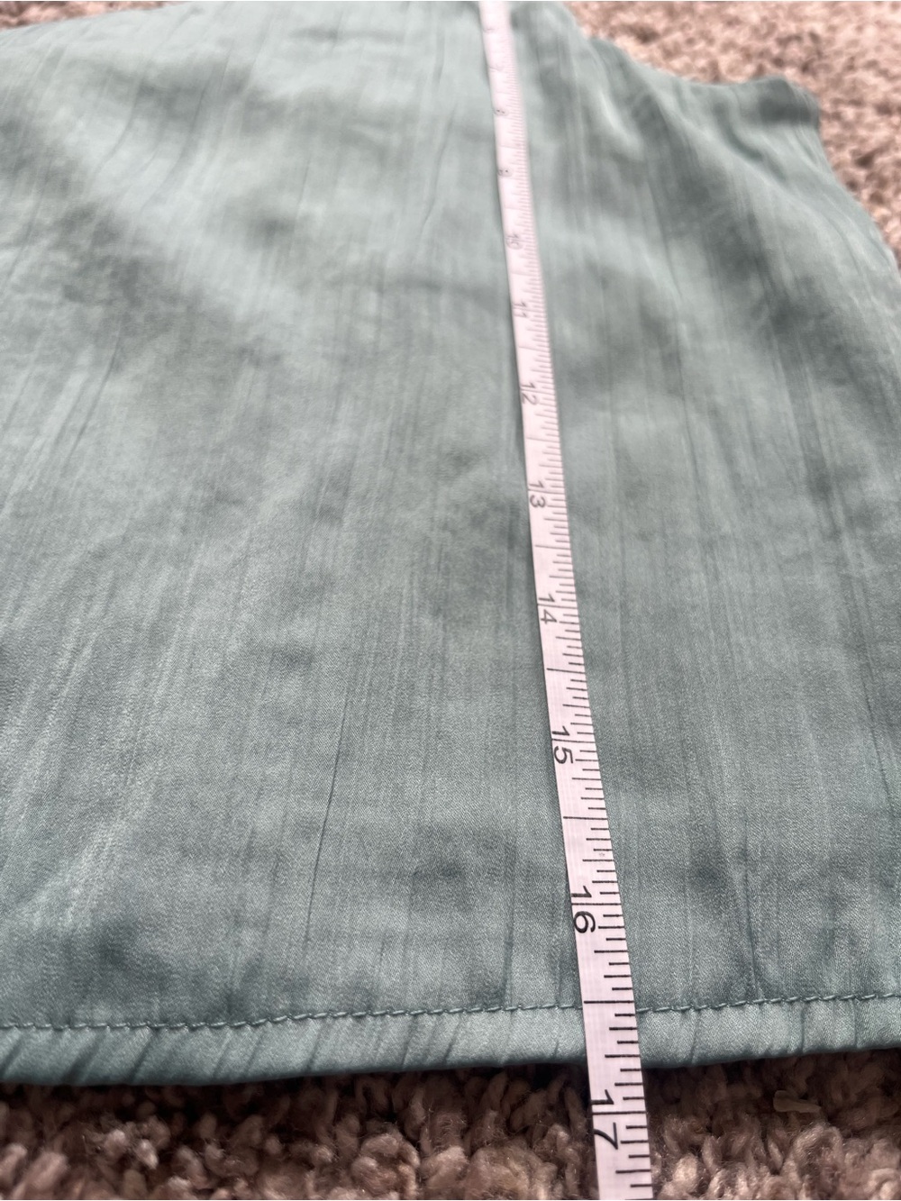 NWT Z Supply Fiore Satin Crop Tank | Size Small | Sea Pine - Picture 10 of 12